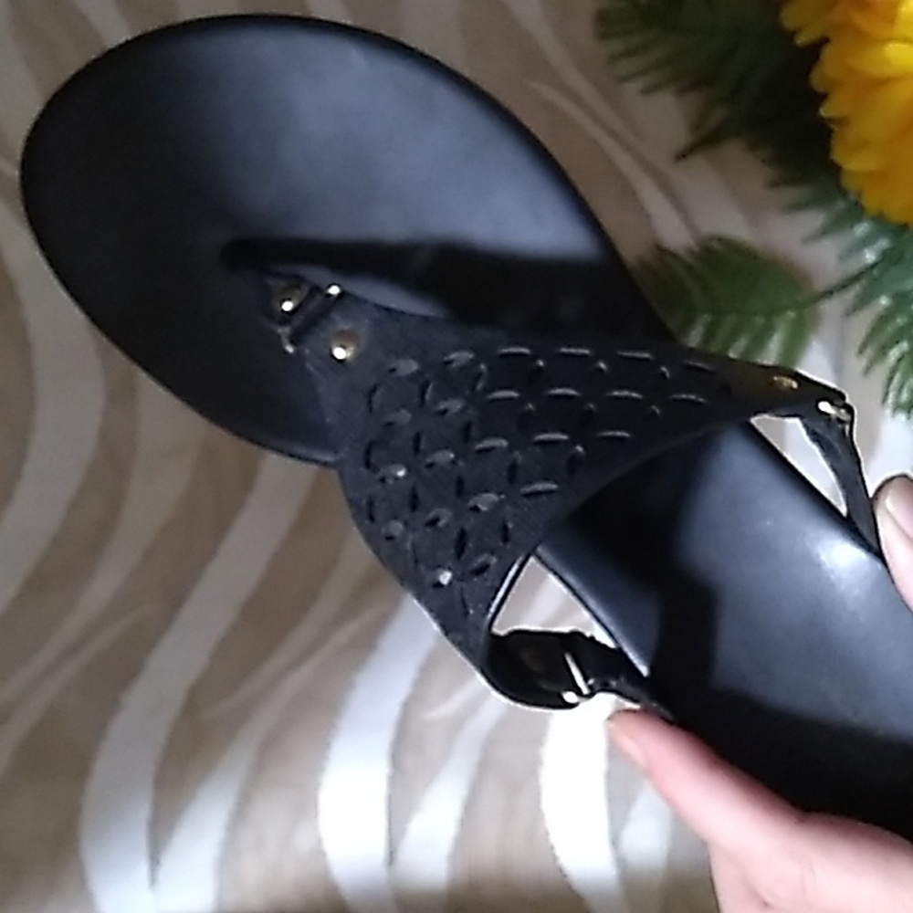 Native Art Signned Mug & Beautiful Black Wedge Sandals - Picture 3 of 9